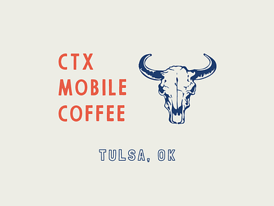 CTX Coffee Mug Illustration builtbyluke camp mug ctx coffee design hand drawn illustration mug skull tulsa