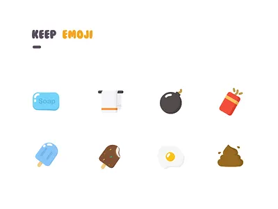 Keep Emoji 2 emoji；sketch