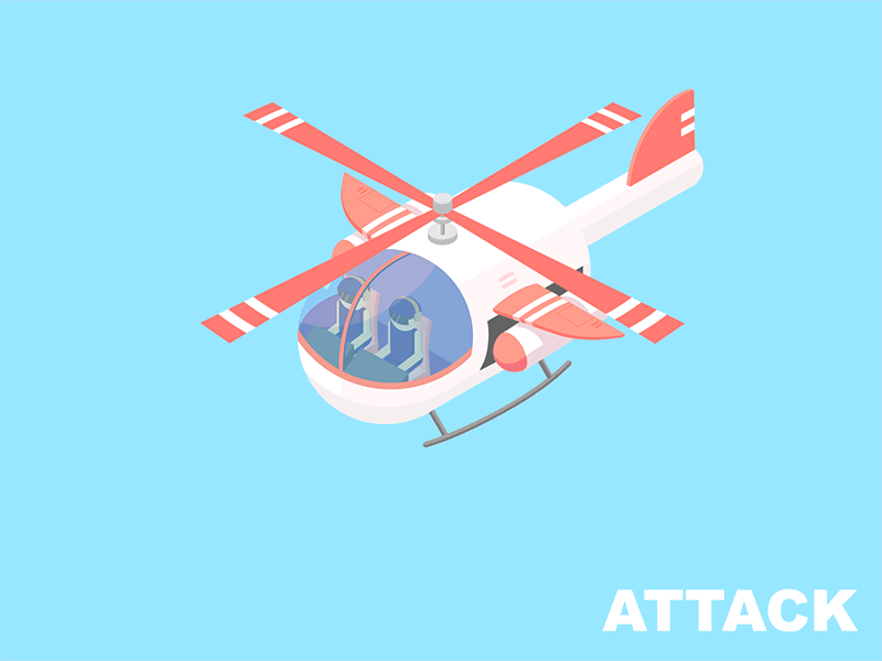 Attack ae airplane attack fly gif helicopter isometric ps