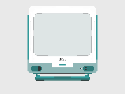 helllo dribbble animation debut gif imac old school retro