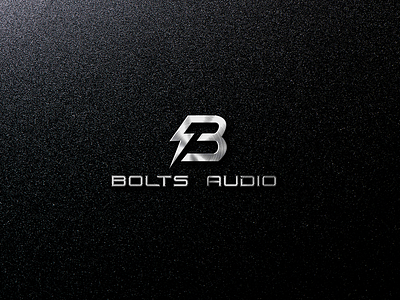 Bolts Audio Logo adobe illustrator design logo logodesign logotype