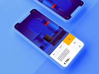 Golden Ratio Interface appdesign blue clean geometry interface minimal pastel pottery simple