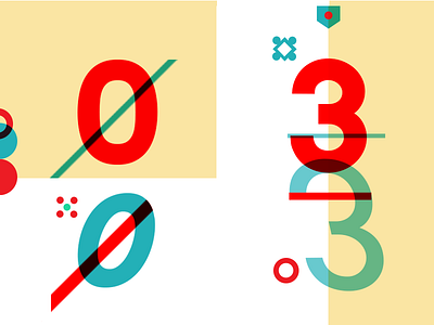 Counting down with fun I graphic design poster typography