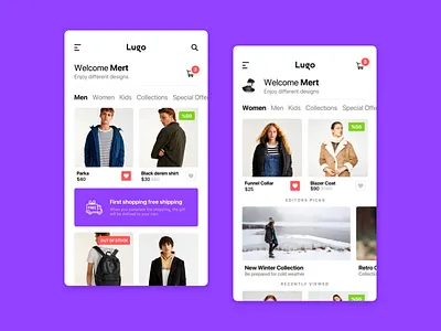 Products - DailyUI #2 daily ui ecommerce inspiration minimal products shop ui user experience user interface ux