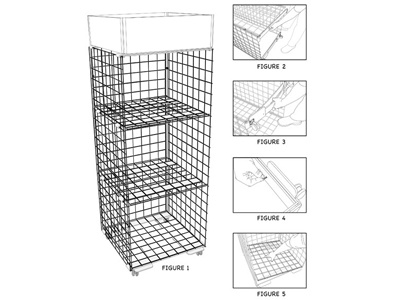 Instructional Technical Illustration assembly display how to illustrator instructional line drawing vector