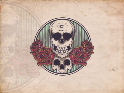 skull art drawing graffiti illustration pin rose skull tshirt