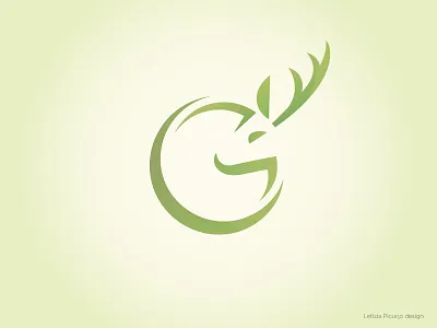 G-Deer logo brand identity deer illustration letter logo logo design vector art