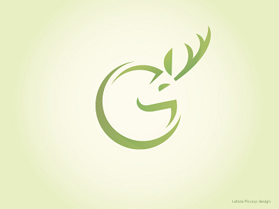 G-Deer logo brand identity deer illustration letter logo logo design vector art