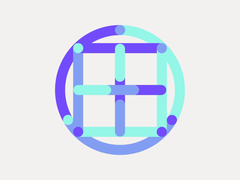 Ouroboros exploration animated animation geo geometry gif morphing motion ouroboros shape simple square