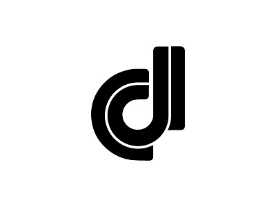 CJD c calligraphy d design illustrator j letter logo mark monogram symbol