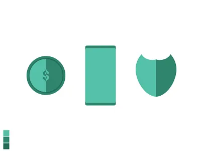 Flat Illustrations flat illustrations money phone security