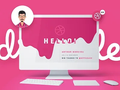 Hello Dribbble hello dribbble firstshot ui ux webdesign