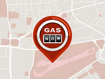Gas Station Social Media App Logo flat design hurricane logo social media