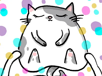 Kitten cat cute illustration photoshop wacom