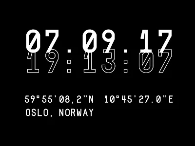 Interval Font custom font letters mono monospaced running sports time type typo typography