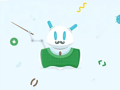 Photon Robot - Illustration illustrations photon robot startup toy vector