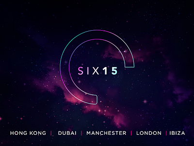 Six 15 GroupBranding branding dubai duotone hong kong ibiza logo london magenta manchester music neon purple