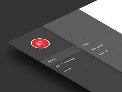 Interaction Menu app arrow minimal navigation ui ux web