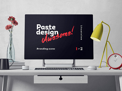 Freebie: Surface Studio Mockup Scene free freebie mock up mockup mockups pixelbuddha scene surface template
