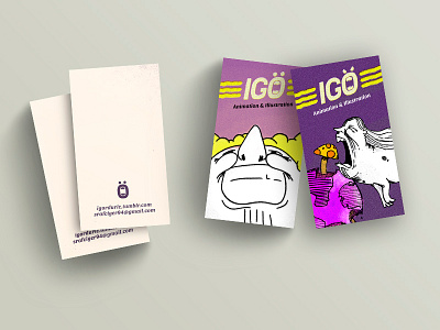 Igö animation business card illustration