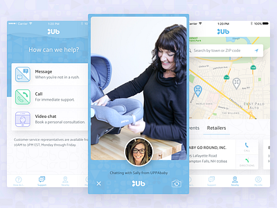 UPPAbaby iOS customer support ios mobile video chat