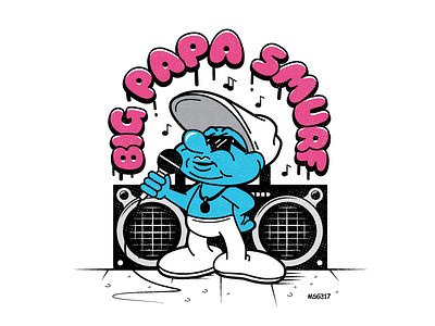 Big Papa Smurf biggie notorius big rap smurf smurfs