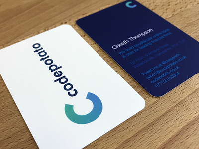 New business cards and branding branding