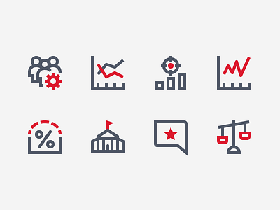 Duotone Analytics color duotone icon set iconography icons line