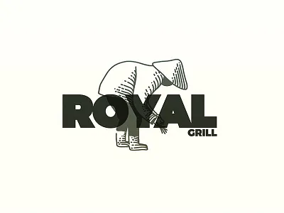 Chinese restaurant & grill chinese drawing farmer font logo logotype restaurant rice type typo typography