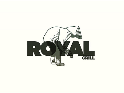 Chinese restaurant & grill chinese drawing farmer font logo logotype restaurant rice type typo typography