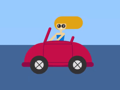 CSS Motorized animation css design flat