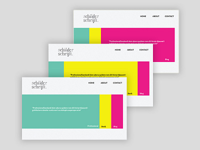 Schilder Schrijft Corporate Identity corporate identity logo web wordpress