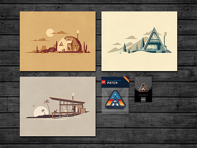 Cabin Series Mega Pack a frame architecture cabin dan kuhlken dkng dkng studios dwelling home nathan goldman print