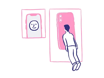 Illustrator-iPhone X illustrator