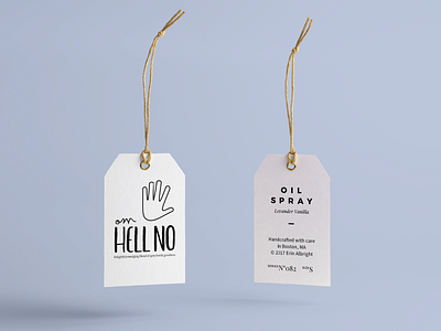 Om Hell No - Label Design branding graphic design identity