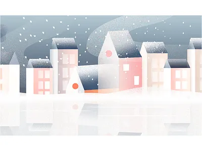 Wintertime C house winter