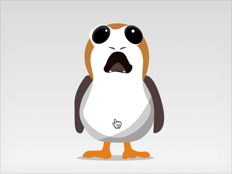 CSS Porg animation css porg starwars