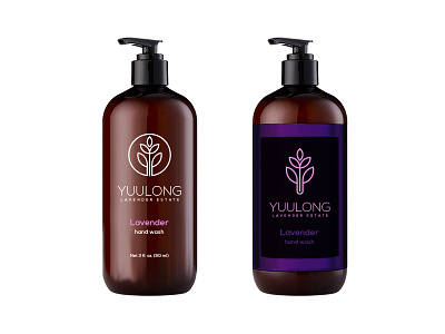 Label concept for Yuulong Lavender Estate branding design packaging