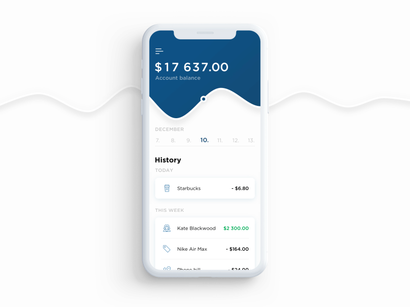 Erste Group Mobile Bank animation app bank chart finance financial graph ios motion ui ux x