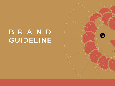 Brand Guidline Lions art brand design graphic icon illustration line lions logo type