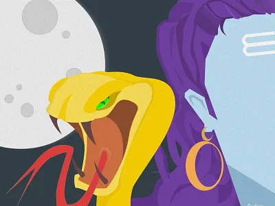 Shiva's Selfie flat illustration shiva