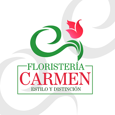 Logotipo Floristería Carmen