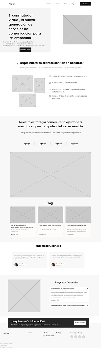 Wireframe Prototipo