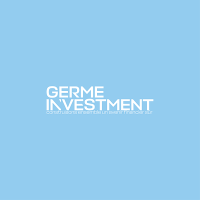 Germe investment logo design concepts, Running Project ❤ branding business design font france french german germeinvestment graphic design illustration investmentl logo minimal modern text typo typography vector word