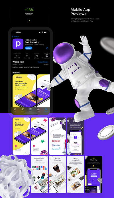 Mobile App Previews 3d design app design app store previews creative direction google play previews mobile app marketing mobile design uiux design user experience visual design