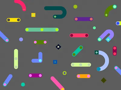 Collective / Draft - In progress circle colors combinations illustration lines vector