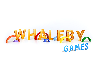 Whaleby logo game game art game design icon identity illustration lettering logo logotype ui