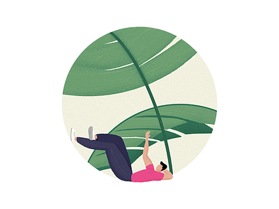 Hello，Dribbble！ character debut design dribbble illustration plant