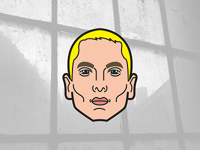 Hi, My Name Is... adobe eminem graphic design hiphop illustration illustrator marshall mathers shady records slim shady vector vector art