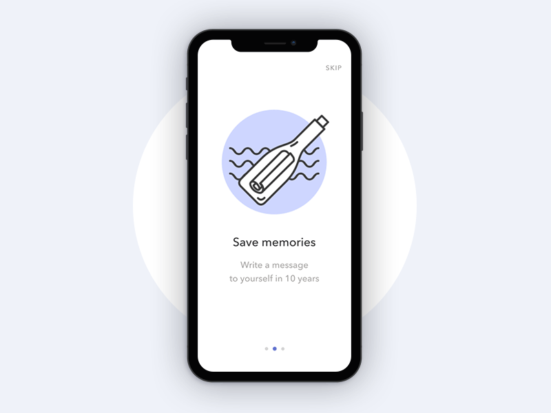 Happy memories onboarding animation app design illustration ios line memories motion onboarding ui